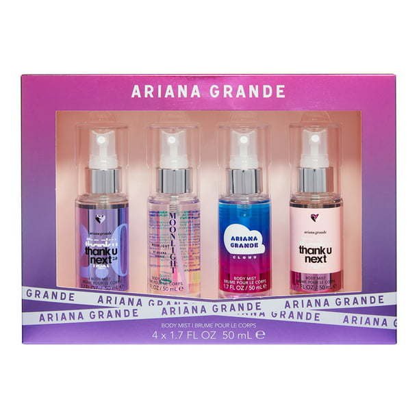 Ariana Grande 4PC Body Spray Coffret, 1.7 OZ (Thank U Next 2.0, Moonlight, Cloud, Thank U, Next) Ariana Grande 4PC Body Spray Coffret, 1.7 OZ (Thank U Next 2.0, Moonlight, Cloud, Thank U, Next)