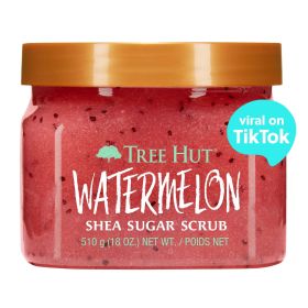 Tree Hut Watermelon Shea Sugar Exfoliating and Hydrating Body Scrub, 18 oz (Brand: Tree Hut)