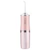 Water Flosser Cordless Dental Oral Irrigator Waterproof Teeth Cleaner with 3 Modes 4 Nozzles 7.44oz Detachable Water Tank for Travel Home