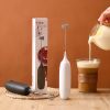 Electric Milk Frother Handheld Egg Beater Coffee Frother Electric Stirrer - Matcha Whisk & Drink Mixer Handheld - Hand Held Milk Frother & Electric Wh