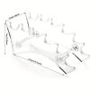 Pencil Pen Makeup Brush Eyebrow Acrylic Display Rack Organizer Holder