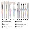 New Makeup Brush Set Eyebrow Shadow Lip Pencil Blush Cosmetic Brushes Blending Colorful Amazing Set